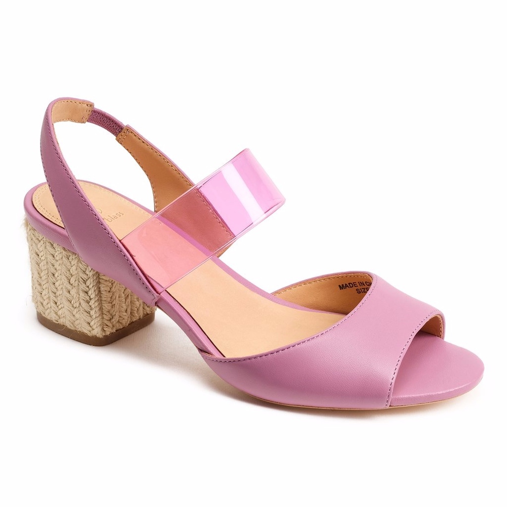 BILL BLASS CICI CITY HEEL SZ 9.5 NEW / Pink Peony